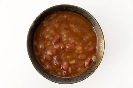 Japanese confectionery bean isolated on white
