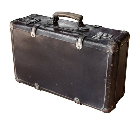 Black luggage bagの写真素材