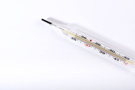Medical mercury thermometerの写真素材