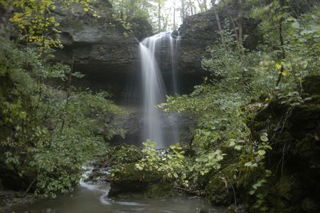Old Mill Falls Ohioの写真素材