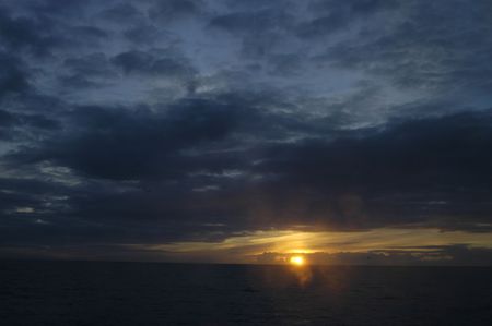 Ocean Sunsetの写真素材
