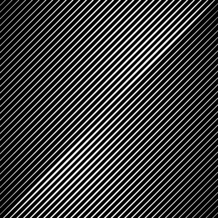 Diagonal white vector stripes on a black background. Geometric art. Vector illustration. Monochrome...