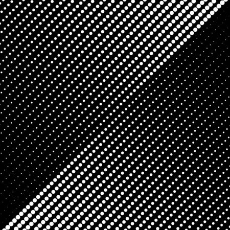 White oblique halftone dots in speed lines form. Geometric art. Trendy design element for  tattoo, web pages, prints, posters, template, pattern and abstract backgroundのイラスト素材