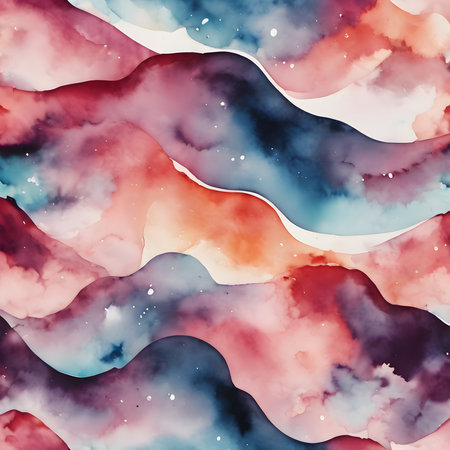Abstract wavy watercolor background, modern posterの素材
