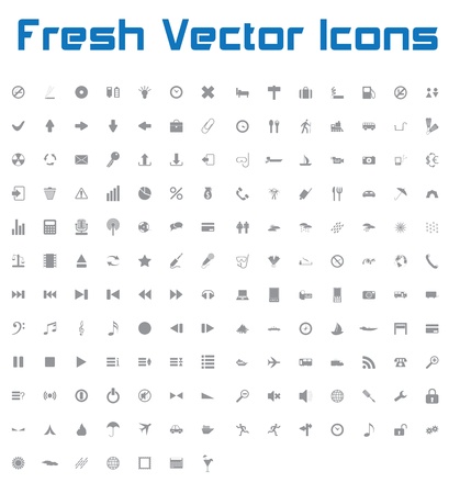This is a nice, simple and elegant set of 161 vector icons suitable for your graphic and web projects  mobile, websites, presentations, infographics, user interfaces and print   They are fully resizable and editable and 100 percent vector のイラスト素材