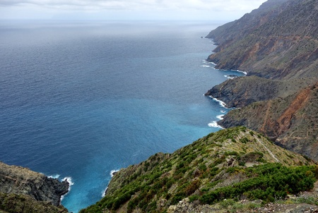 North coast of La Gomera islandの写真素材