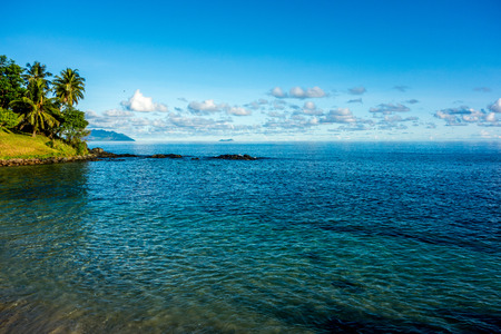 Beau Vallon bay on Mahe Seychelles main island