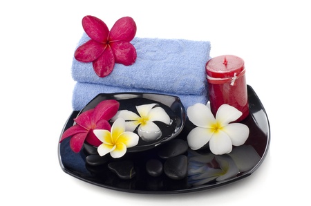 Set of spa treatment for bodyの写真素材