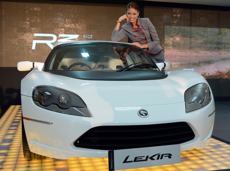 KUALA LUMPUR - DEC 12: Proton new concept car のeditorial素材