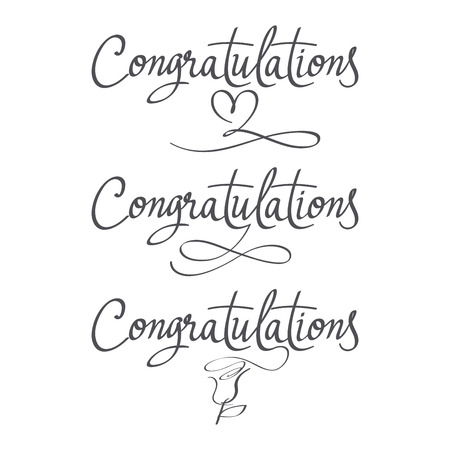 Set of hand-lettering for design. Illustration.のイラスト素材