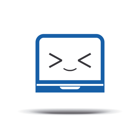 Programmer logo. Vector Code Editor Icon. Logo design template. Design icon vector. Code logo. Coder logo. Isolated on a white background.のイラスト素材