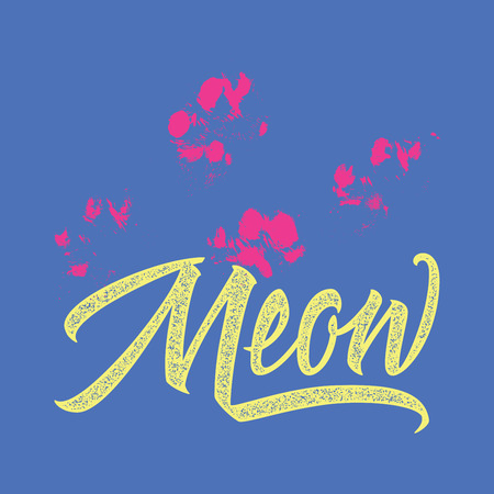 T-shirt printing  template. Calligraphy Lettering illustration. Hand drawn calligraphy modern brush lettering.のイラスト素材