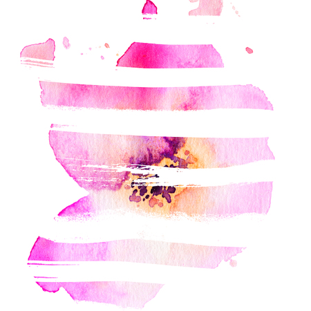 Abstract background for a card. Watercolor painting. Handmade. Paint spots.の写真素材