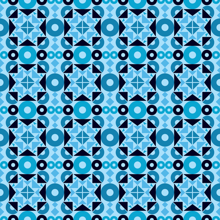 Abstract geometric seamless pattern ornament. Vector.のイラスト素材