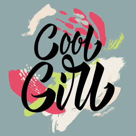 T-shirt printing logo template. Calligraphy Lettering illustration.のイラスト素材