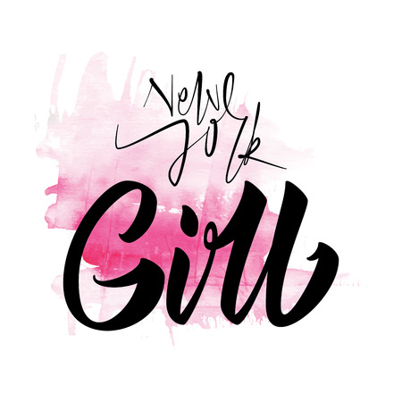 T-shirt printing logo template. Calligraphy Lettering illustration.のイラスト素材