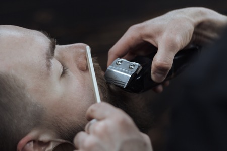 Bearded Man In Barbershop