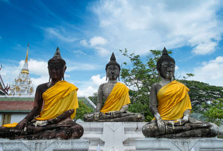 Image of buddha in Wat Phra Tat Chai Yaの写真素材
