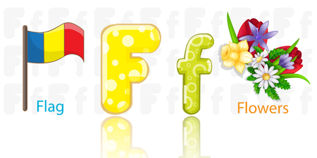 Illustrator of F alphabetの写真素材