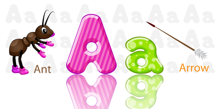 Illustrator of A alphabetの写真素材