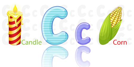 Illustrator of c alphabetの写真素材