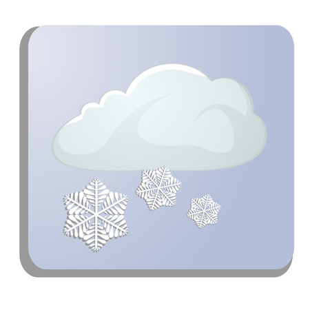 meteorology icon isolated on whiteのイラスト素材