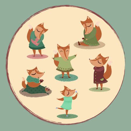 Foxy's moodのイラスト素材