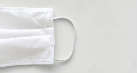 hygienic white mask to avoid coronavirus covid19