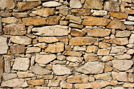 wallpaper with old rustic stone wallの写真素材