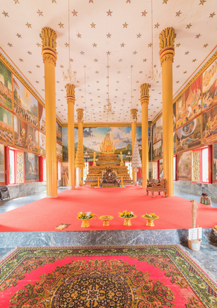 THAILAND ,SURIN - 2015 SEPTEMBER 22 :Inside the church surin, thailandのeditorial素材