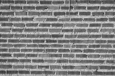 brick wall background,black and whiteの写真素材