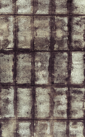 Closeup of grey block wall,vintageの写真素材