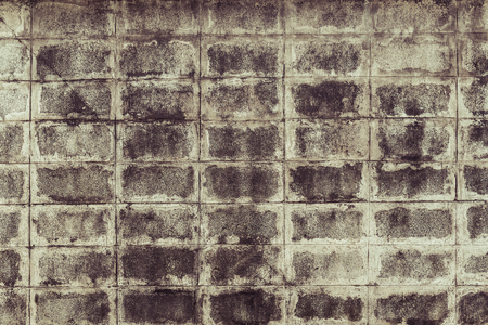 Closeup of grey block wall,vintageの写真素材