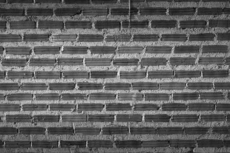 brick wall background,black and whiteの写真素材