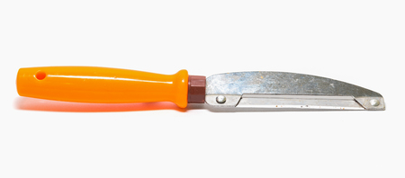 Paring knife isolated on a white backgroundの写真素材