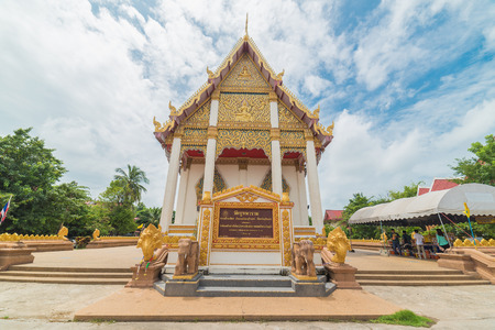 beautiful ancient thai temple in rurin thailandの写真素材