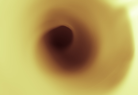 orange spiral shape