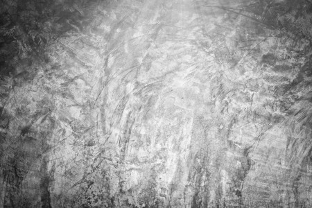 old grunge room with concrete wall, urban background , black and whiteの写真素材