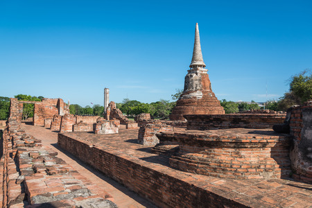 Wat Mahathat. Ayutthaya historical park.の写真素材