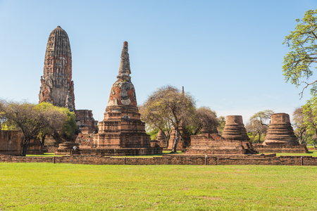 Ayutthaya Historical Park, Phra Nakhon Si Ayutthaya, Ayutthaya , Thailandの写真素材