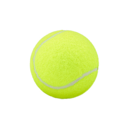 tennis ball on white background. tennis ball isolated. green color tennis ball. single tennis ball. tennis ball from Thailand. tennis ball vivid tone. the new tennis ball. beautiful tennis ballの写真素材
