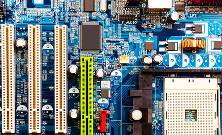 computer motherboardの写真素材