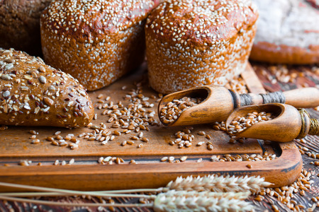 Wheat beans on the table