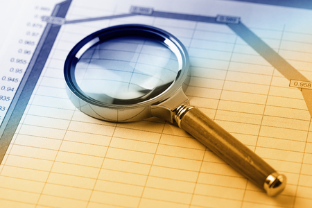 Business Objects in the office on the tableの写真素材