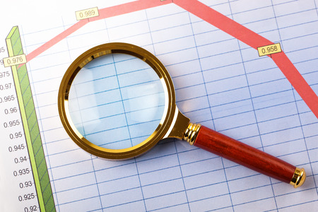 Business Objects in the office on the tableの写真素材