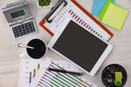 Office accessories for business management.