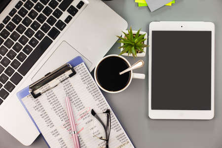 Office accessories for business management.