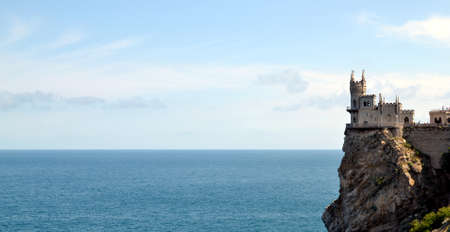 Swallow's nest, Crimea, Ukraineのeditorial素材