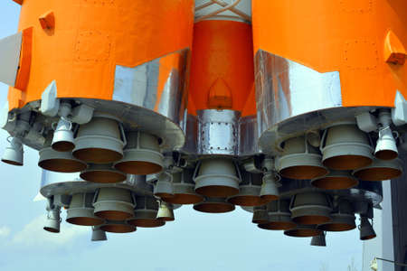 Russian space transport rocketの写真素材