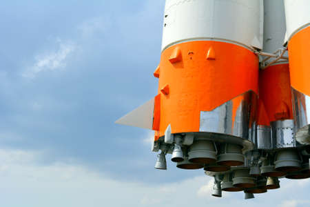 Russian space transport rocketの写真素材